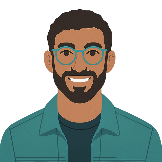 Illustrated portrait of Chetan Sridhar